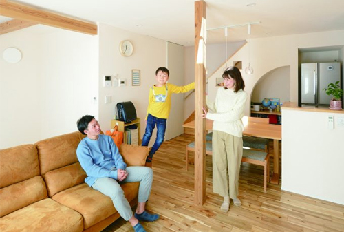 線路沿いなのに、静かな家